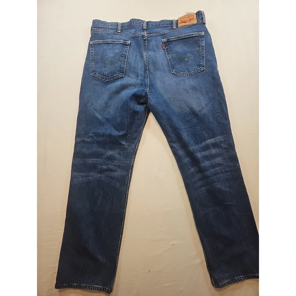 Levis 541 Jeans Men 38x30 Straight Leg Regular Fit Blue Medium Wash Denim Pants